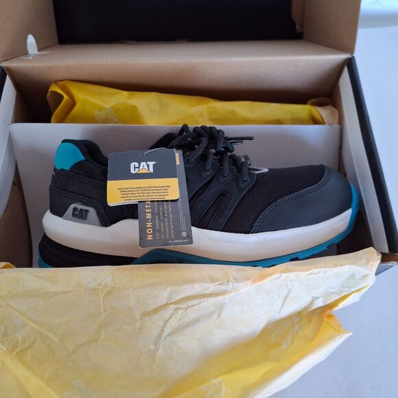 CAT Footwear Streamline 2.0 W’S ASTM/COMP TOE Black/Teal Women’s Shoe  6 NIB main image 9